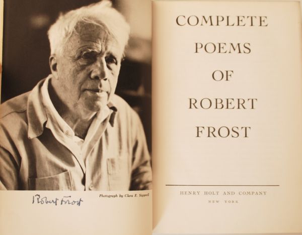 Robert Frost Signed Book