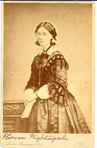 Florence Nightingale Extremely Rare Signed Photo