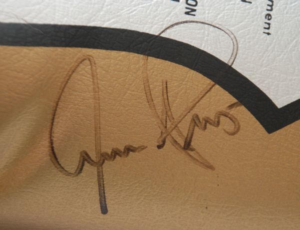 Gigantic Signed Boxing Glove by Greats: Ali, Alexis, Floyd,Galvin, Wollcott