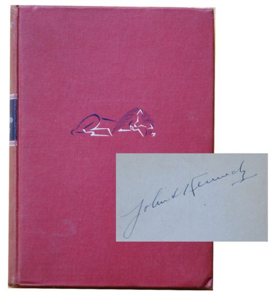 John F Kennedy Signed Book (While England Slept)