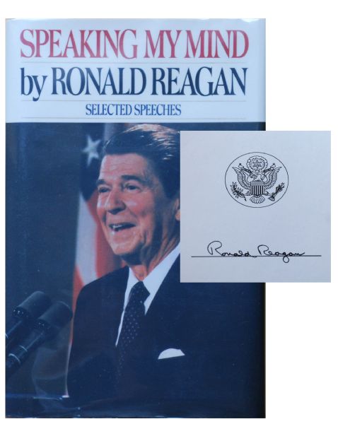 Ronald Reagan Signed Book