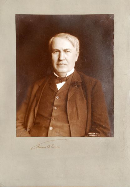 Oversize Thomas Edison Portrait