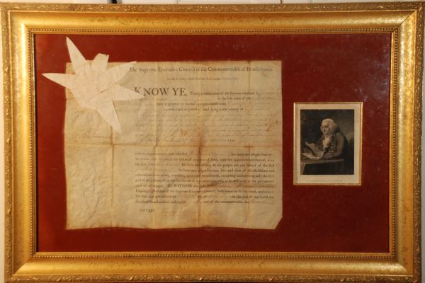 Benjamin Franklin Signed Document