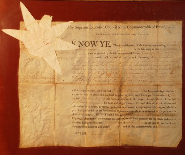 Benjamin Franklin Signed Document