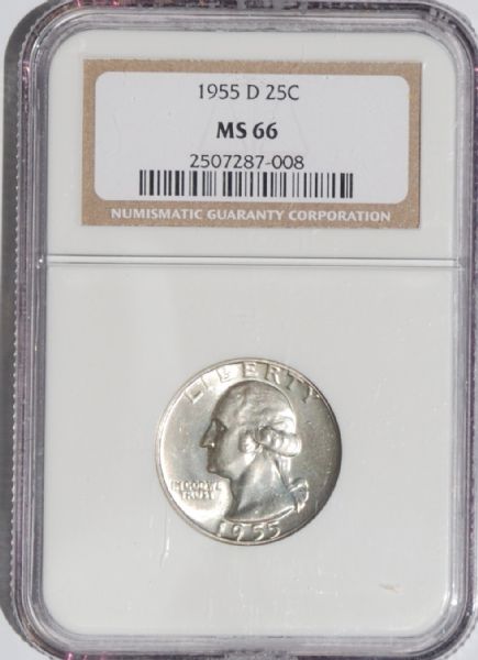 NCG Graded Quarters all MS66 1942-1964 (61 Quarters)