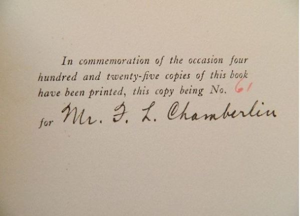 John D. Rockefeller Signed Photo in Book 
