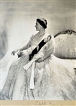 Queen Elizabeth The Queen Mother Signed Oversize Photo