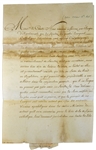 King James II Signed Letter