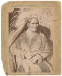 Geronimo Rare Cabinet Photo