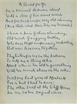 Robert Frost Poem (Unknown Variation)