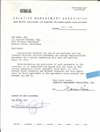 Karen Carpenter and Richard Carpenter Rare Signed Contracts!