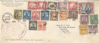 Round The World Cover on the Graf Zeppelin