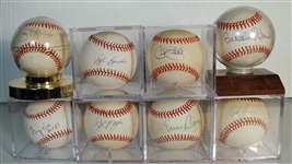 Signed Baseball  Lot with HOF 