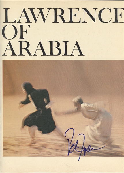 Peter O’Toole Signed LAWRENCE OF ARABIA