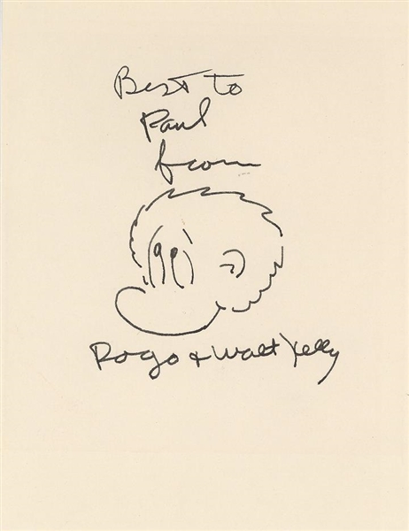 Walt Kelly Original Pogo Sketch 