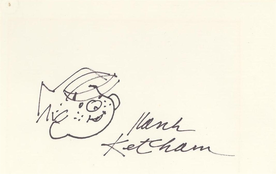 Hank Ketcham Original Dennis The Menace sketch