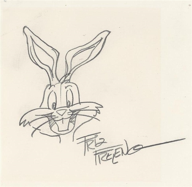 Friz Freling Original Bugs Bunny Sketch