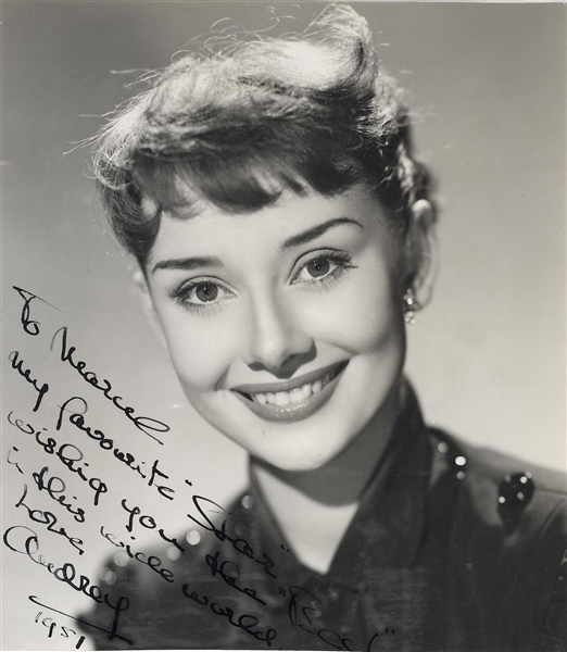 Audrey Hepburn Signed Vintage Photograph