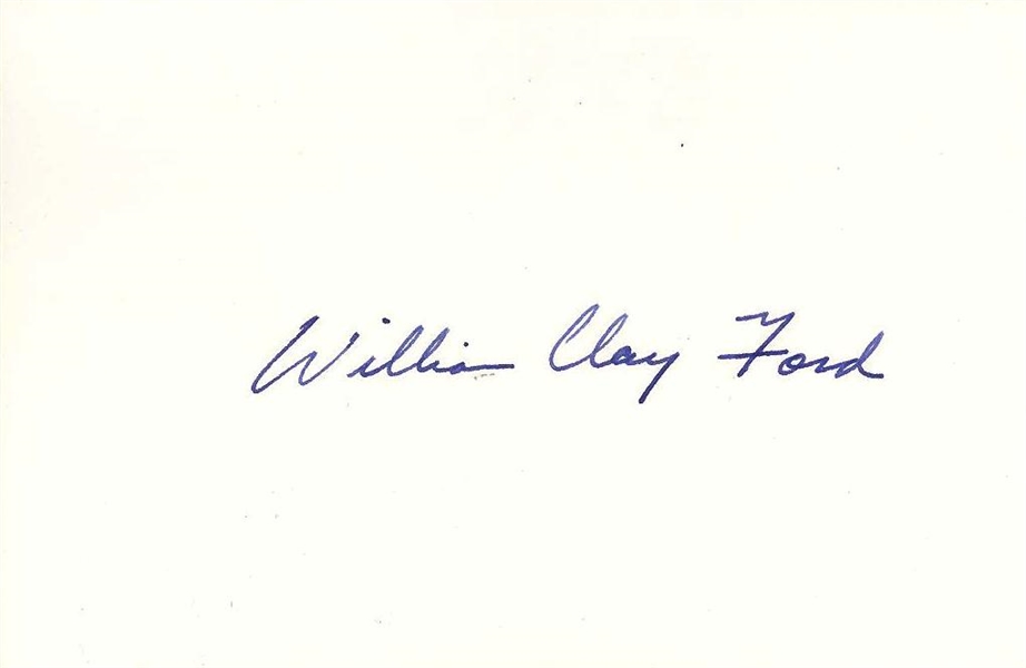 Henry Ford Family Autographs