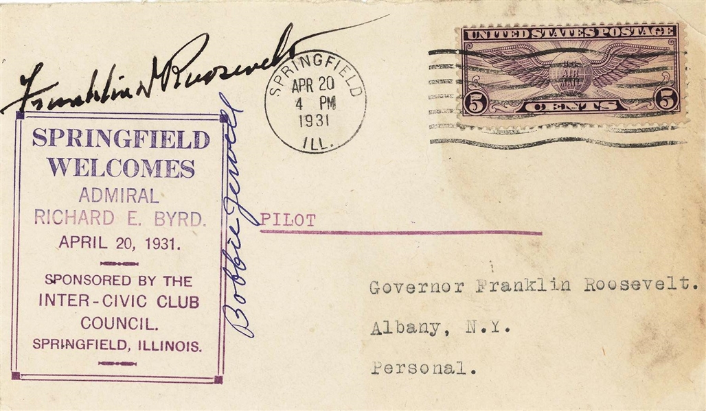 FDR and Cabinet Members  Signed Envelopes