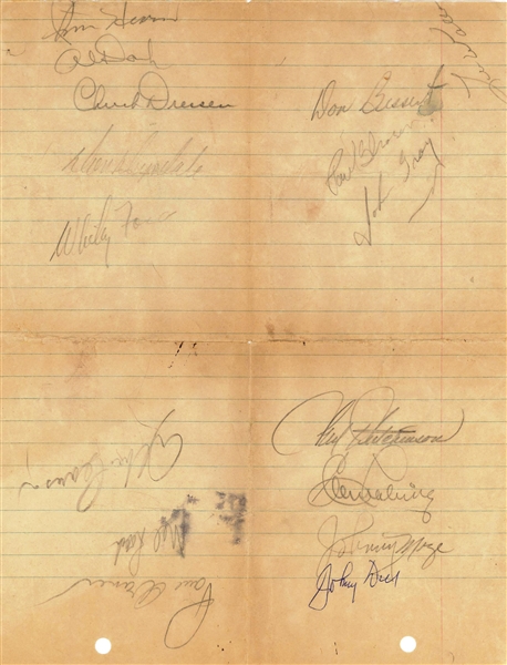 1950's Baseball Autographs (Jackie Robinson , Yogi Berra, 