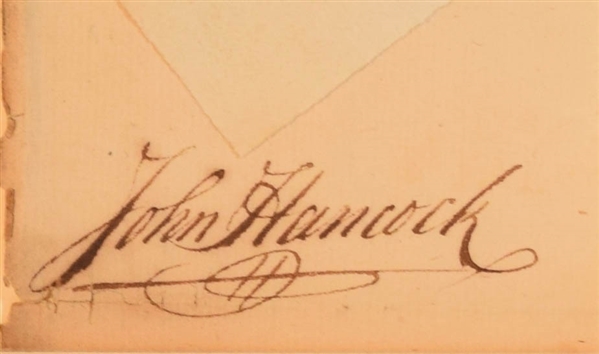 John Hancock Large Signature
