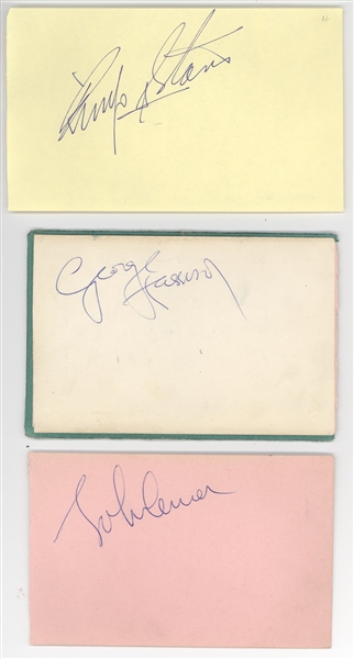 Beatles Signed Album Pages