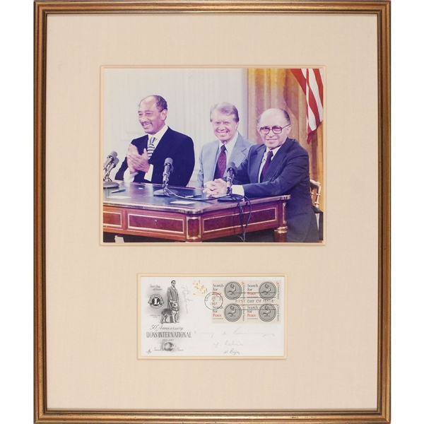 Camp David: Accords signed by Sadat,Begin, Carter, Rabin, and Kissinger