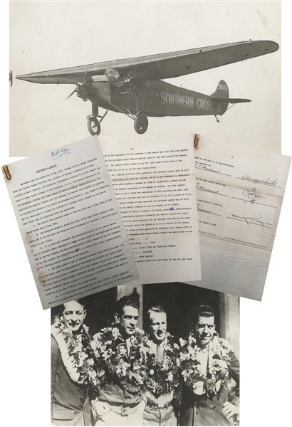 Important Aviation Archive The First Trans-Pacific Flight 