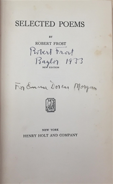 Robert Frost Selected Poems