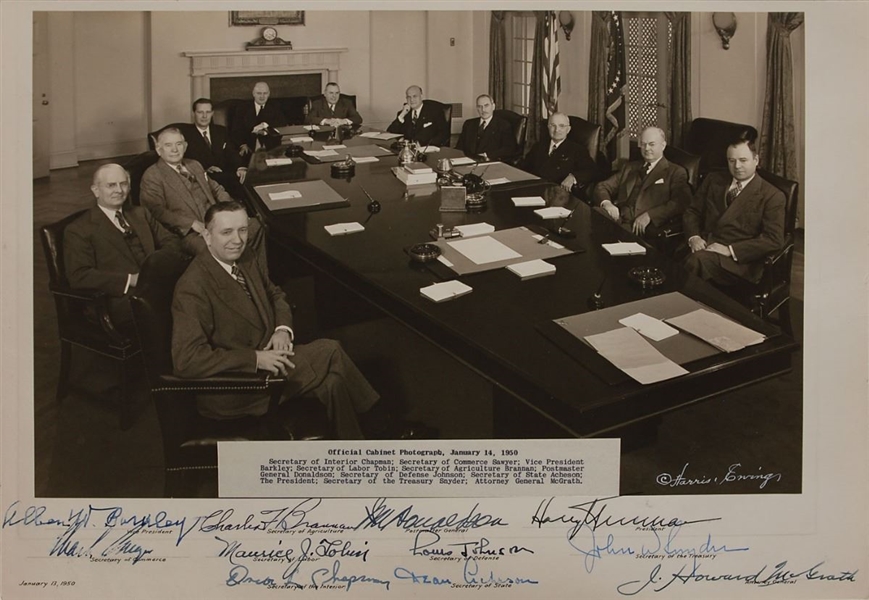 Harry Truman and Cabinet