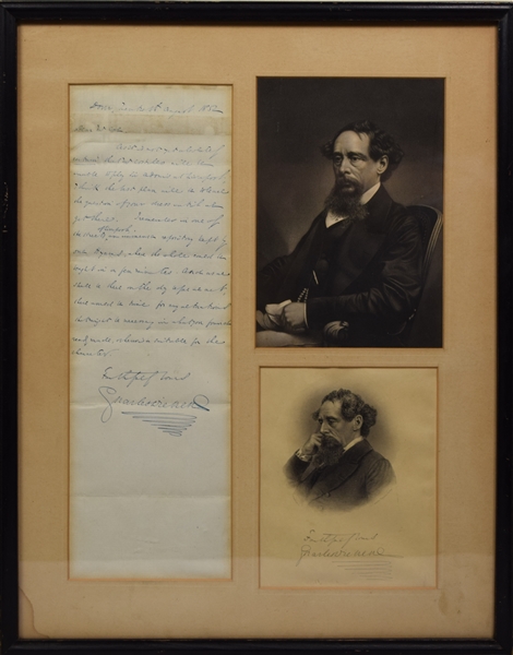 Charles Dickens ALS