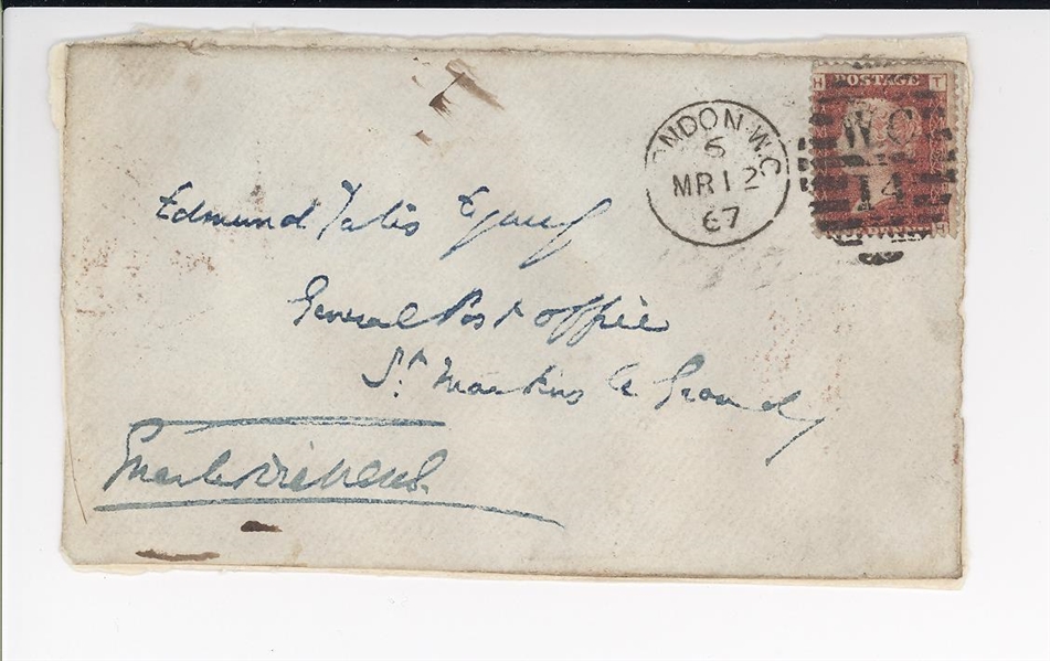 Charles Dickens Signed Envelope