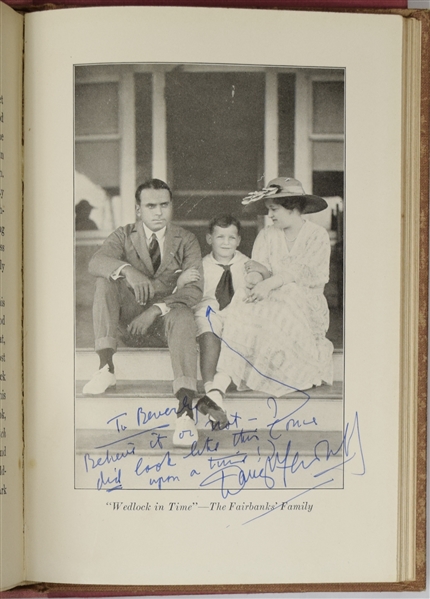 Douglas Fairbanks & Joan Crawford Signed Books