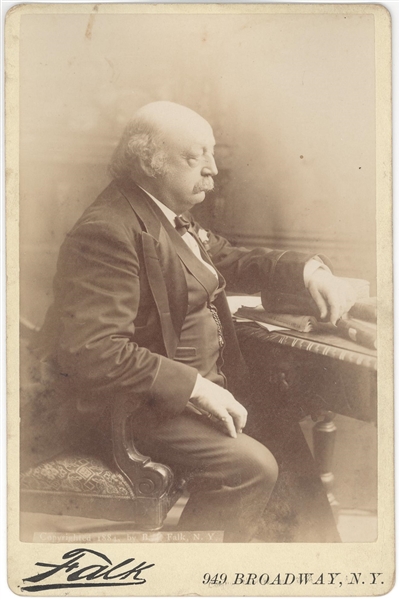 Benjamin F. Butler Cabinet photo and Signature