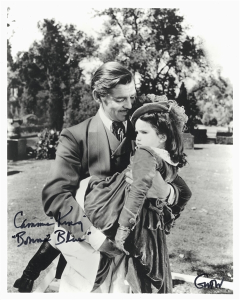 Gone with The Wind Signed photos McQueen & Cammie King