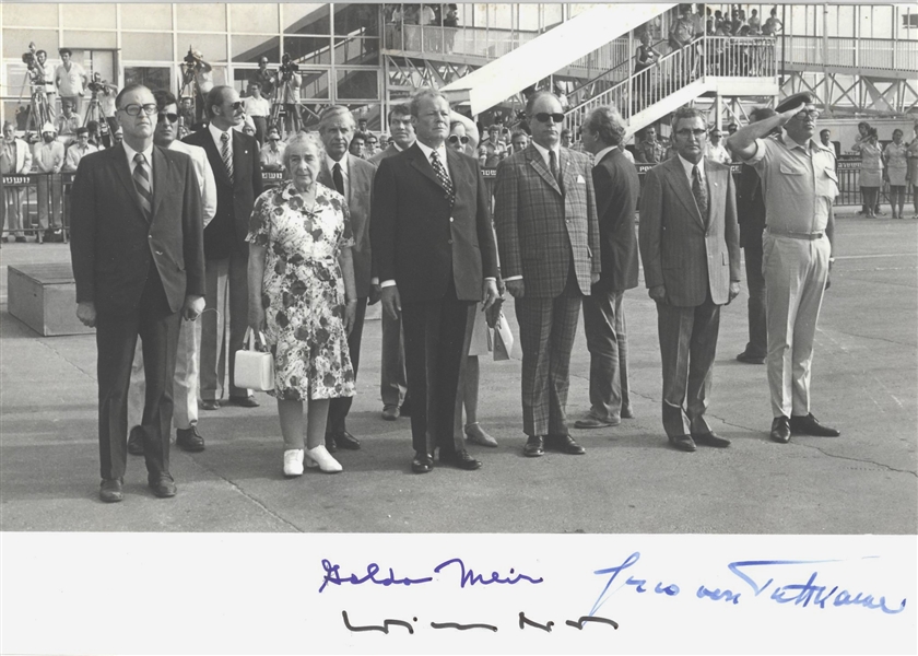 Golda Meir & Willy Brandt SP