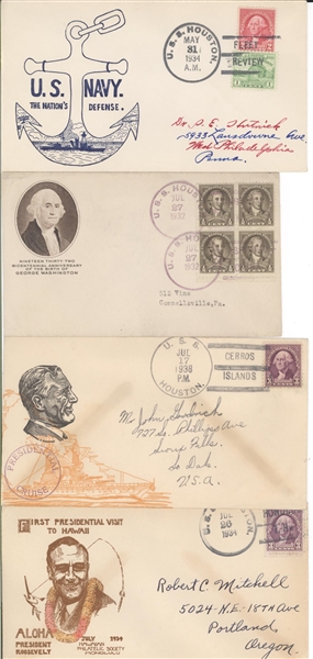 U.S.S. Houston Postal Collection
