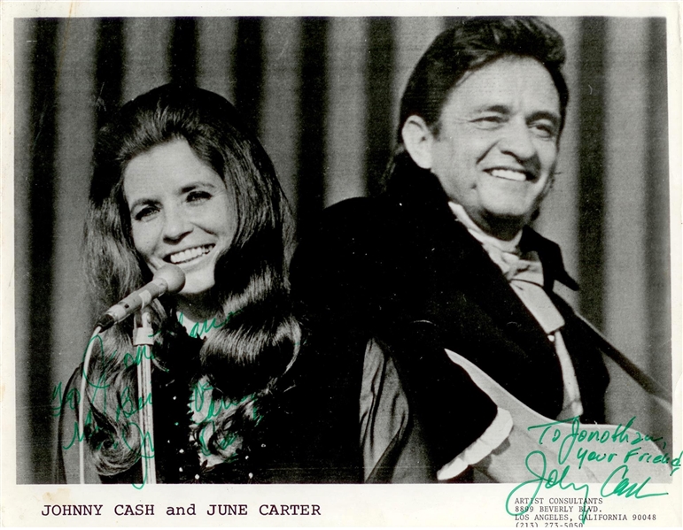 Johnny & June Cash Signed Photo