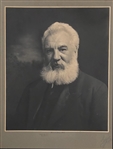 One Of A Kind  32"x24" Signed Image of Alexander Graham Bell