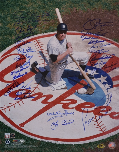 Yankee Baseball Greats 16x20 signed by, Berra, Ford, Moschitto and more!
