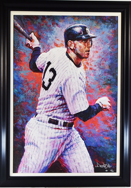 2007 Alex Rodriguez Signed Doo S. Oh Giclee Canvas