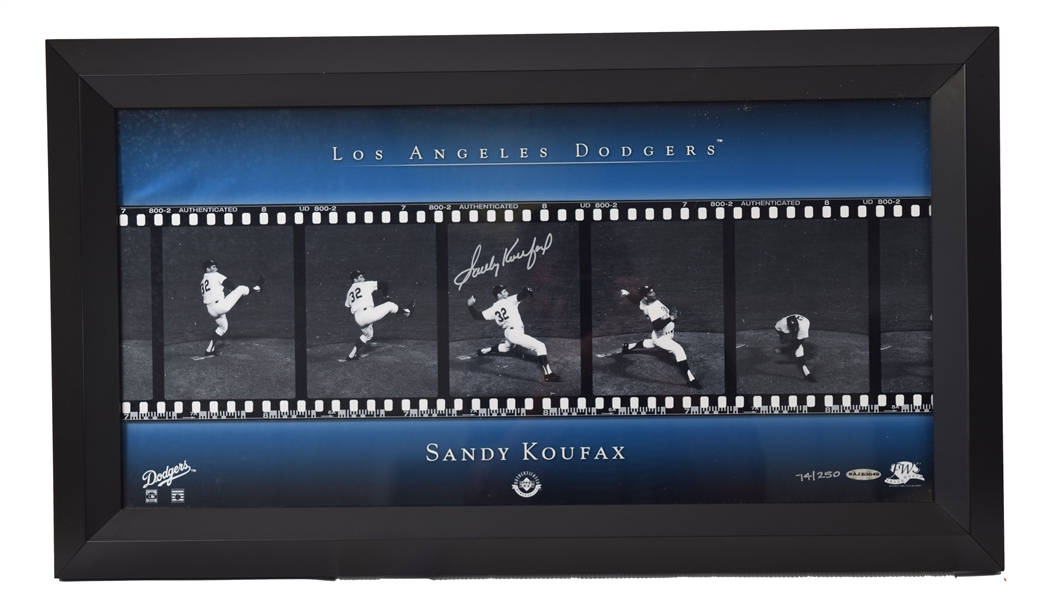 Sandy Koufax Upper Deck Authenticated Pitching Images