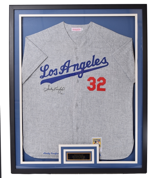 Sandy Koufax Signed Los Angeles Dodgers Jersey