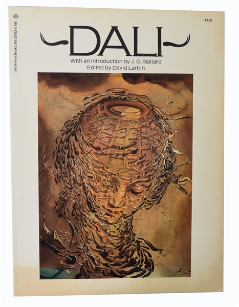 Salvador Dali Original Drawing in Book