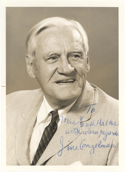 Jimmy Conzelman Signed Photograph