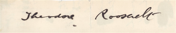 Teddy Roosevelt Signature