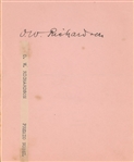 Owen Willans Richardson Nobel in Phyisics