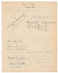 Edwin Hubble Rare Signature