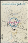 1990 Pine Knob Music Theatre Multi-Signed Poster